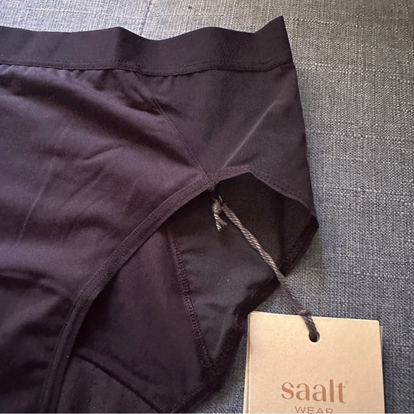 Saalt Black French Cut High Waist High Absorbency Period‎ Underwear Size XS NWT - Picture 7 of 8